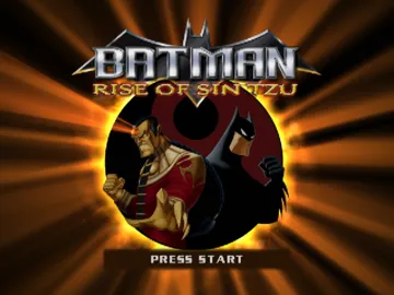 Batman - Rise of Sin Tzu screen shot title